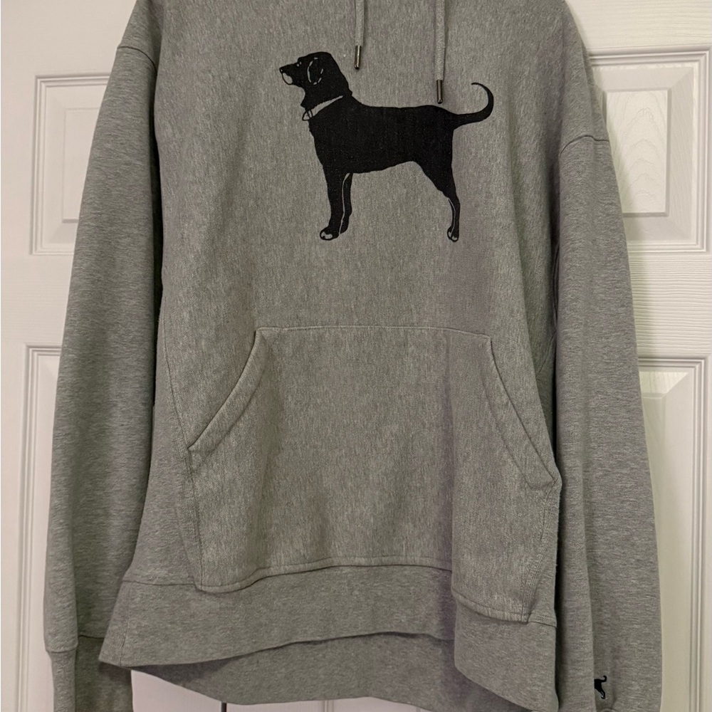 Gray Dog Hoodie